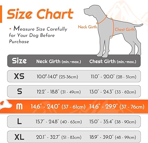 Miniatura 53 de Eagloo Arnés para perro de tamaño mediano, chaleco de servicio sin tirones con tiras reflectantes y asa de control, ajustable y cómodo para caminar
