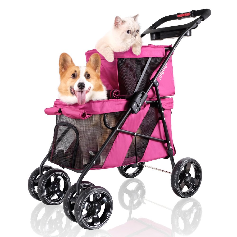 twin pet strollers