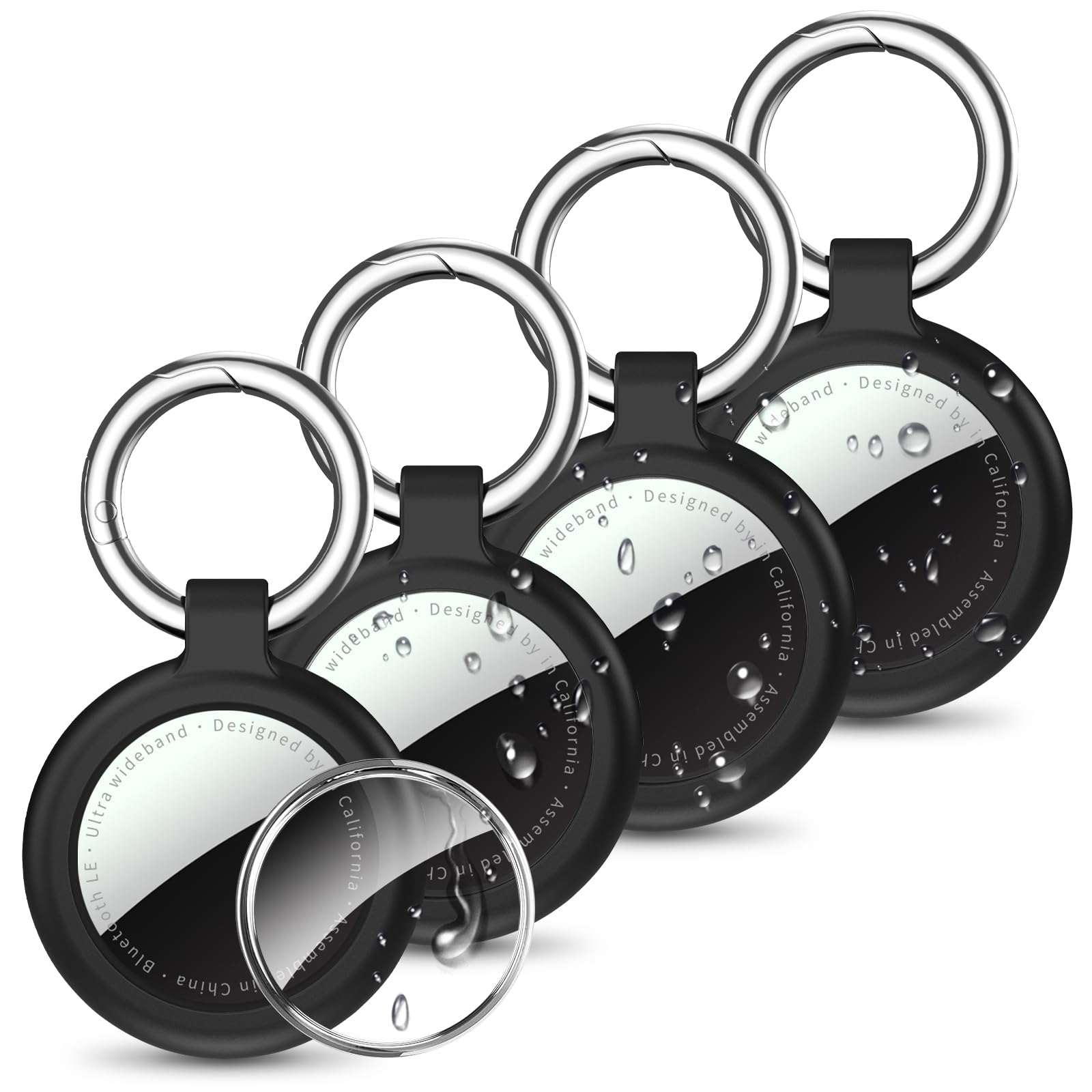 Apple キーリング レインボー Apple キーリング レインボー Rainbow Apple AirTag Holder