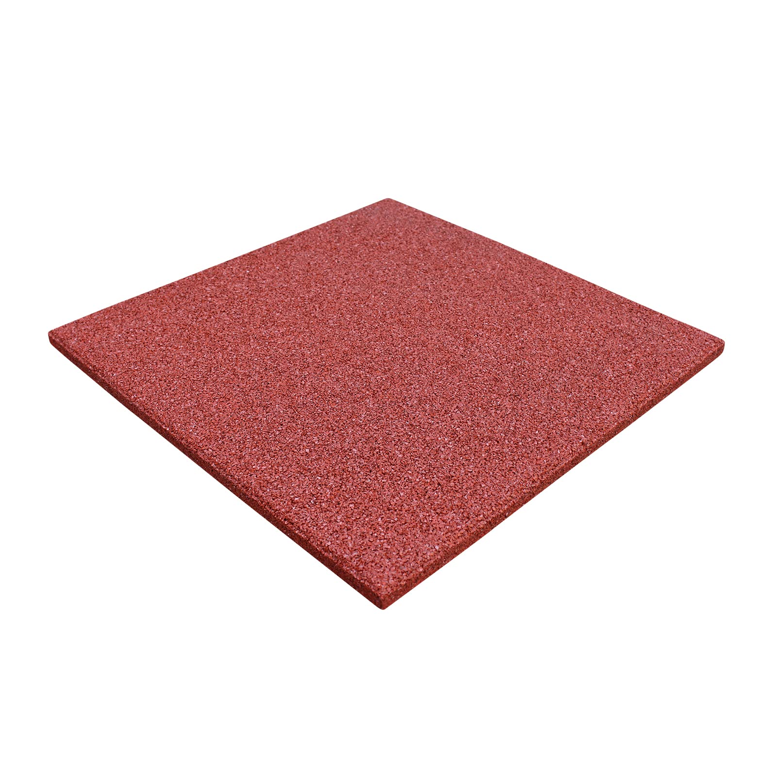 12 x Fallschutzmatten Rot 50x50x2,5cm Gummimatten Spielplatzmatte Schaukel Rutsche Spielturm Outdoor Indoor Fitness Gymnastikmatte Fallschutzplatten