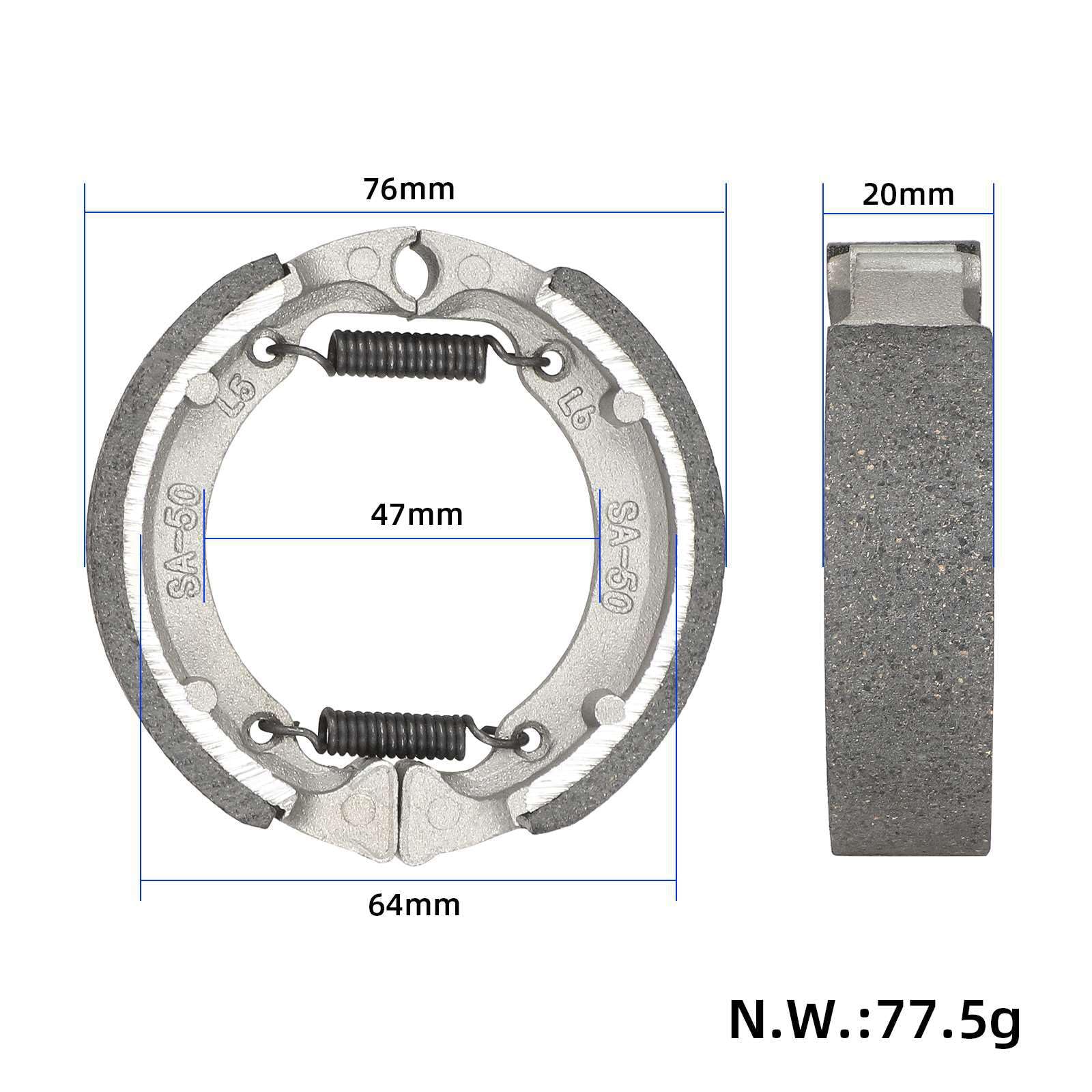 Pastiglie Freni a Tamburo per Segway Max G30 G30D Blocchi di Freni per Scooter Elettrici Pastiglie Cilindriche Accessori per Monopattini Pezzi di Ricambio
