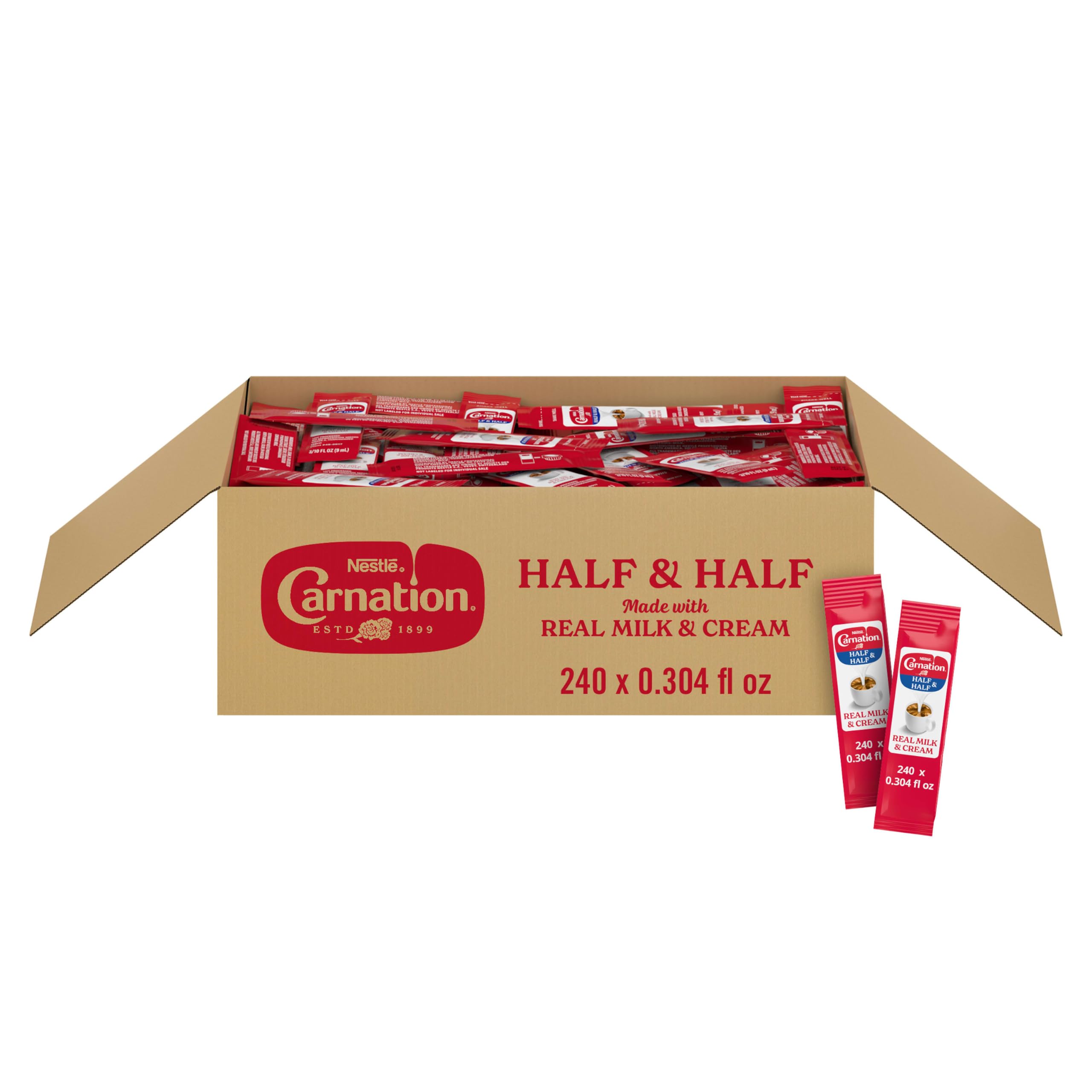 Coffee Mate Half&Half / 0.304 Fl Oz (Pack of 240) / 240 Half & Half