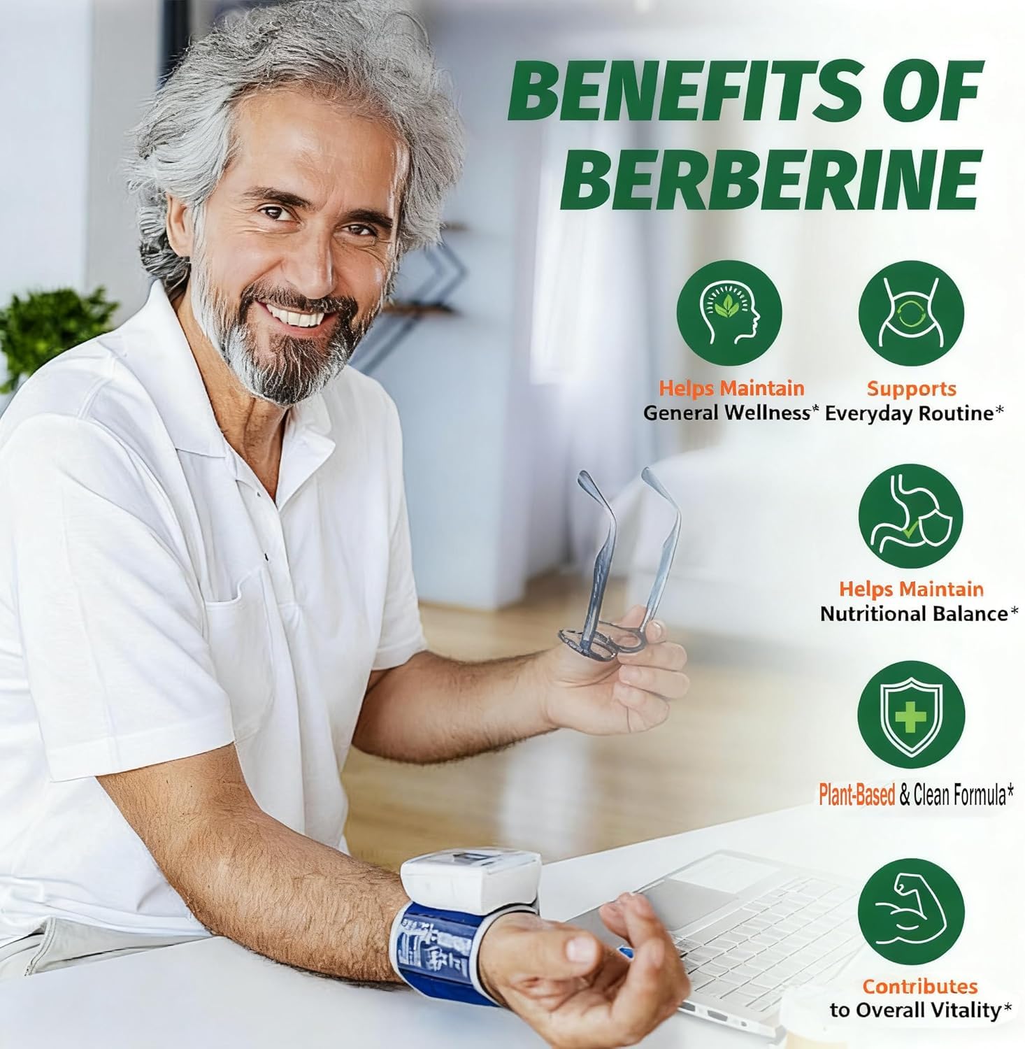 Berberine Supplement HCl 1500mg with Ceylon Cinnamon — Amazon image 2