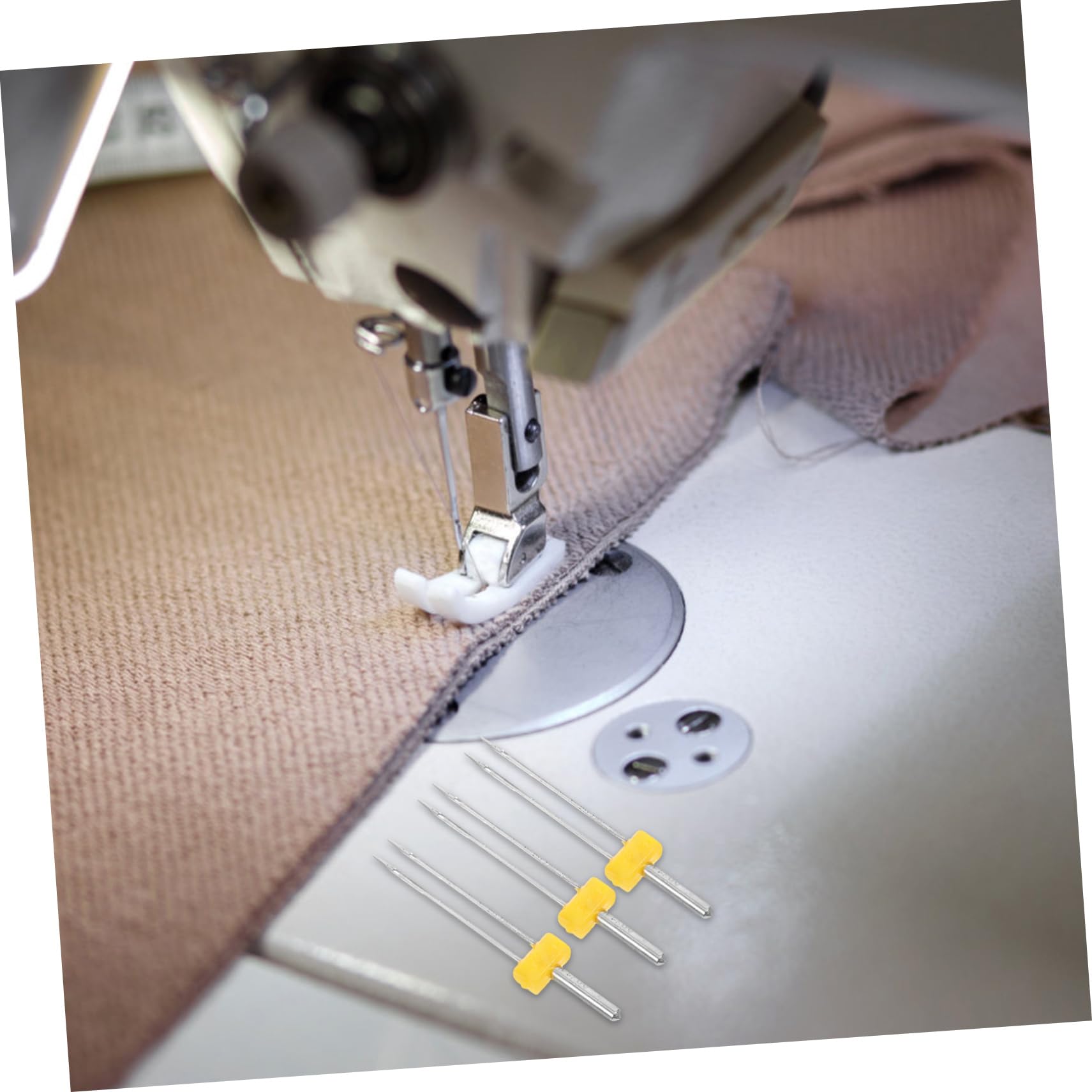 DIYEAH 50pezzi Aghi Doppi Per Macchina Da Cucire Ago Multifunzionale Per Cucire Tessuti e Accessori Per Cucito Domestico e Professionale Resistente e Pratico