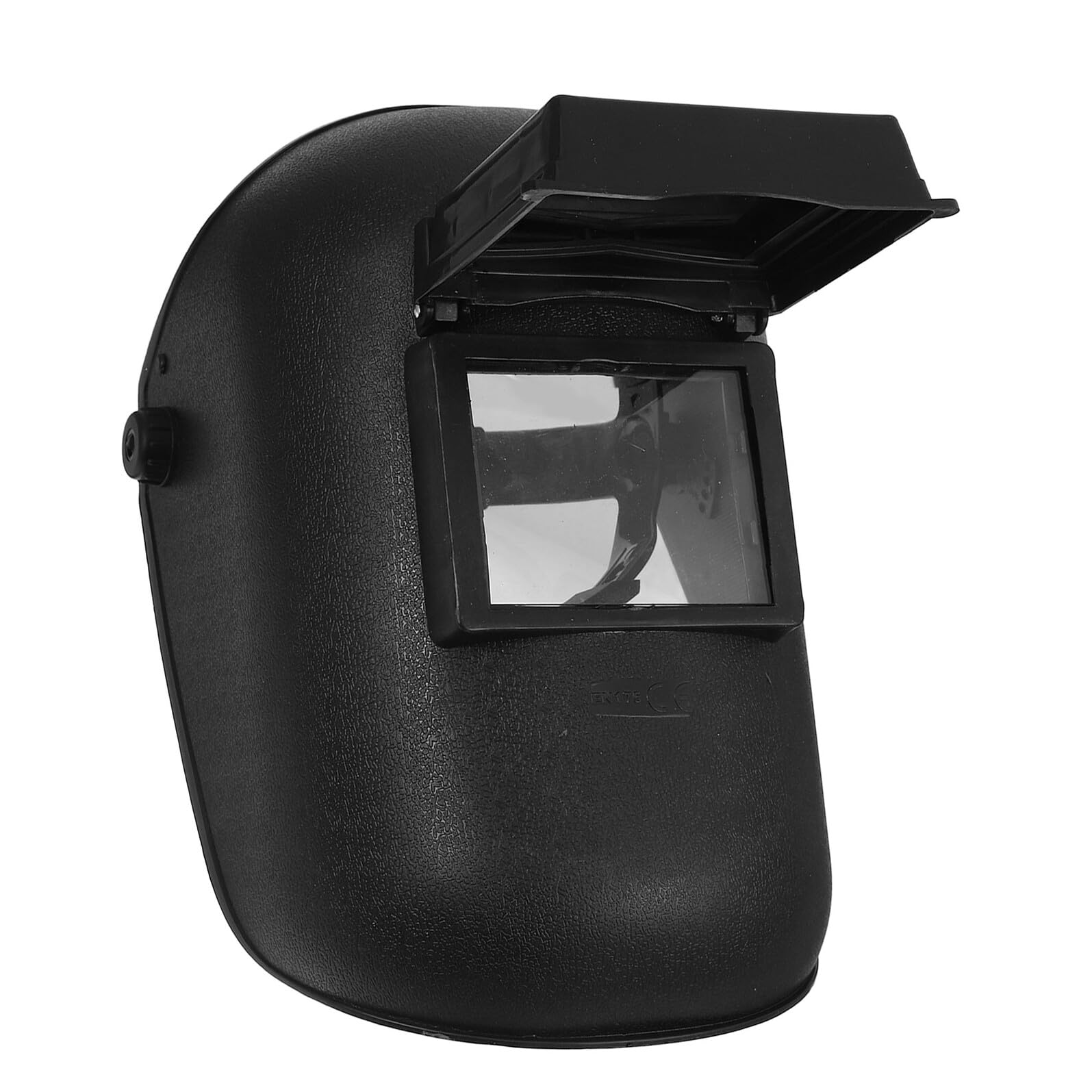 Maschera per Saldatura in Plastica Riutilizzabile Protezione per Occhi, Casco da Lavoro Leggero in Pp Nero per Saldatori Professionisti