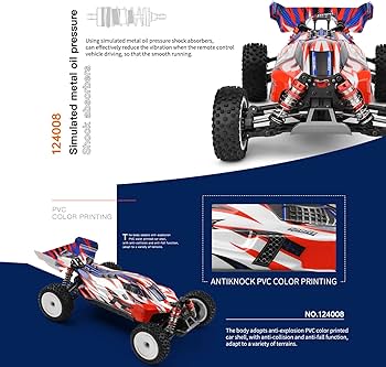 Amazon.com: GoolRC WLtoys 124008 Brushless RC Cars for