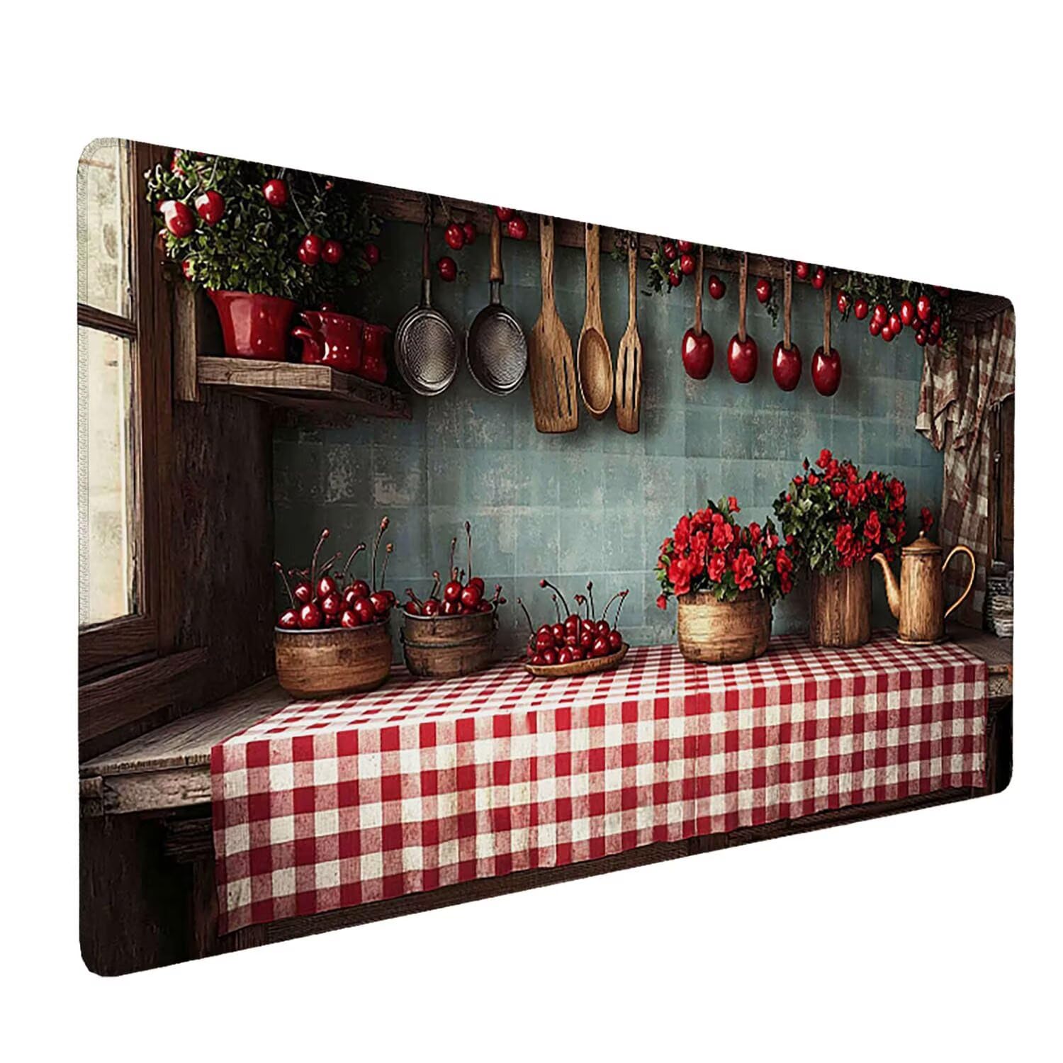 Podkładka pod mysz do gier, 1600 x 800 mm, XXL, duża gamingowa podkładka pod mysz, wodoodporna podkładka pod mysz, długa podkładka na biurko z przeszytymi krawędziami, mata na biurko z gumową podstawą