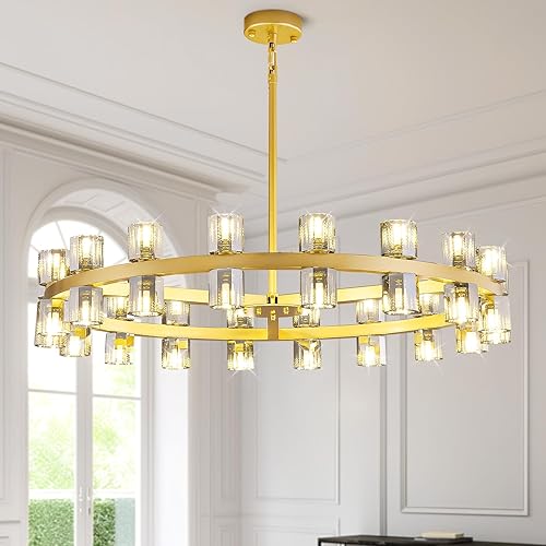 Miniatura 12 de Moderna lámpara colgante de onda nórdica, lámpara colgante de vidrio de leche de mediados de siglo, lámpara colgante de flores para comedor, Metal