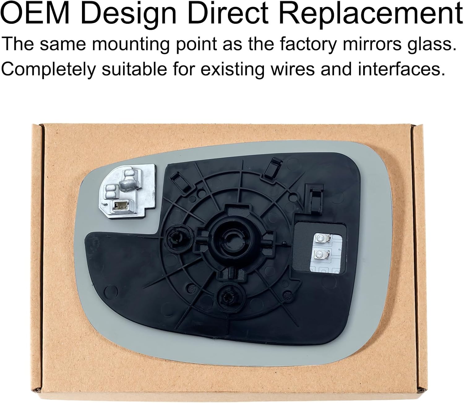 Passenger Side Mirror for Mazda CX5 2017-2025 CX9 2016-2023 with BSD Heated Right Side Mirror Glass Replacement