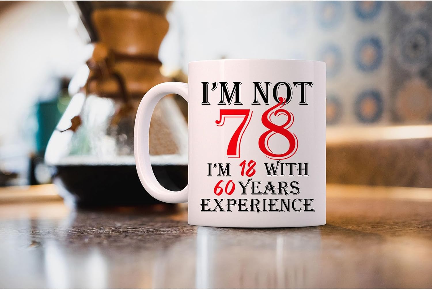 1948 78th Birthday Gifts for Women Men, Turning 78 Years Old Birthday Gift Coffee Mug, Funny 78th Birthday Gifts Ideas - Fathers Day Mothers Day Christmas Birthday for Mom, Dad, Grandma, Grandpa - Image 4