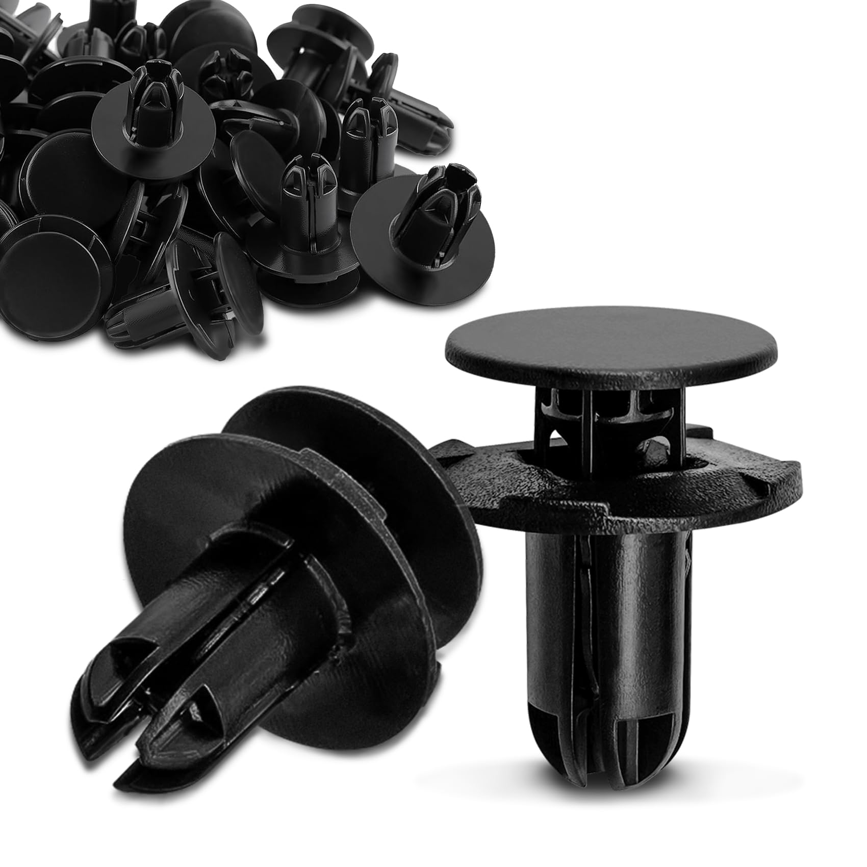 20pcs Bumper Engine Under Cover Fender Liner Fastener, Push-Type Retainer Clip, Automotive Clips Replacement for Hyundai Kia Accent, Azera, Equus, Elantra, Genesis, # 86595-2T500 1420608250B