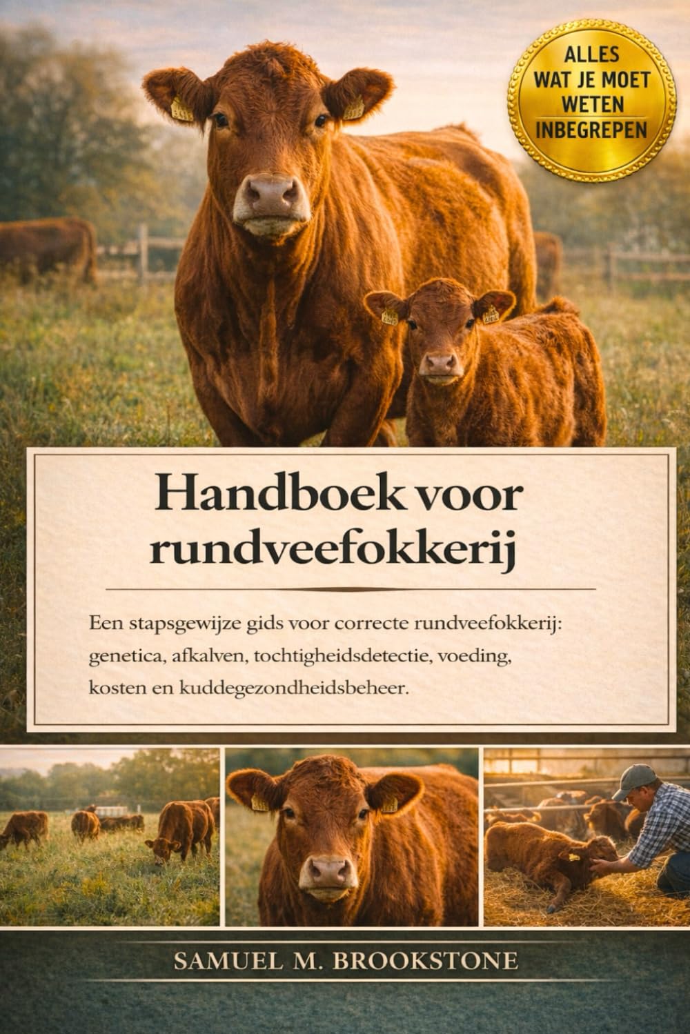 Handboek voor rundveefokkerij: Een stapsgewijze gids voor correcte rundveefokkerij: genetica, afkalven, tochtigheidsdetectie, voeding, kosten en kuddegezondheidsbeheer