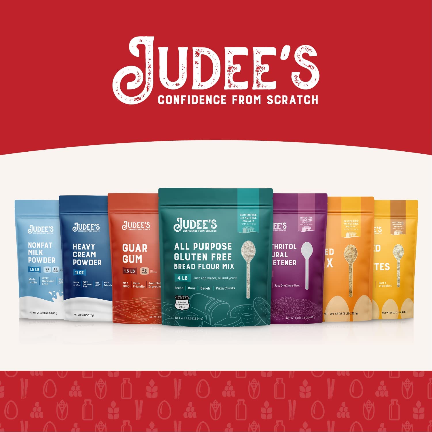 Judees Cream Cheese Powder 5 lb - 100 Non-GMO Keto-Friendly - rBST Hormone-Free Gluten-Free and Nut-Free - Made — view 8