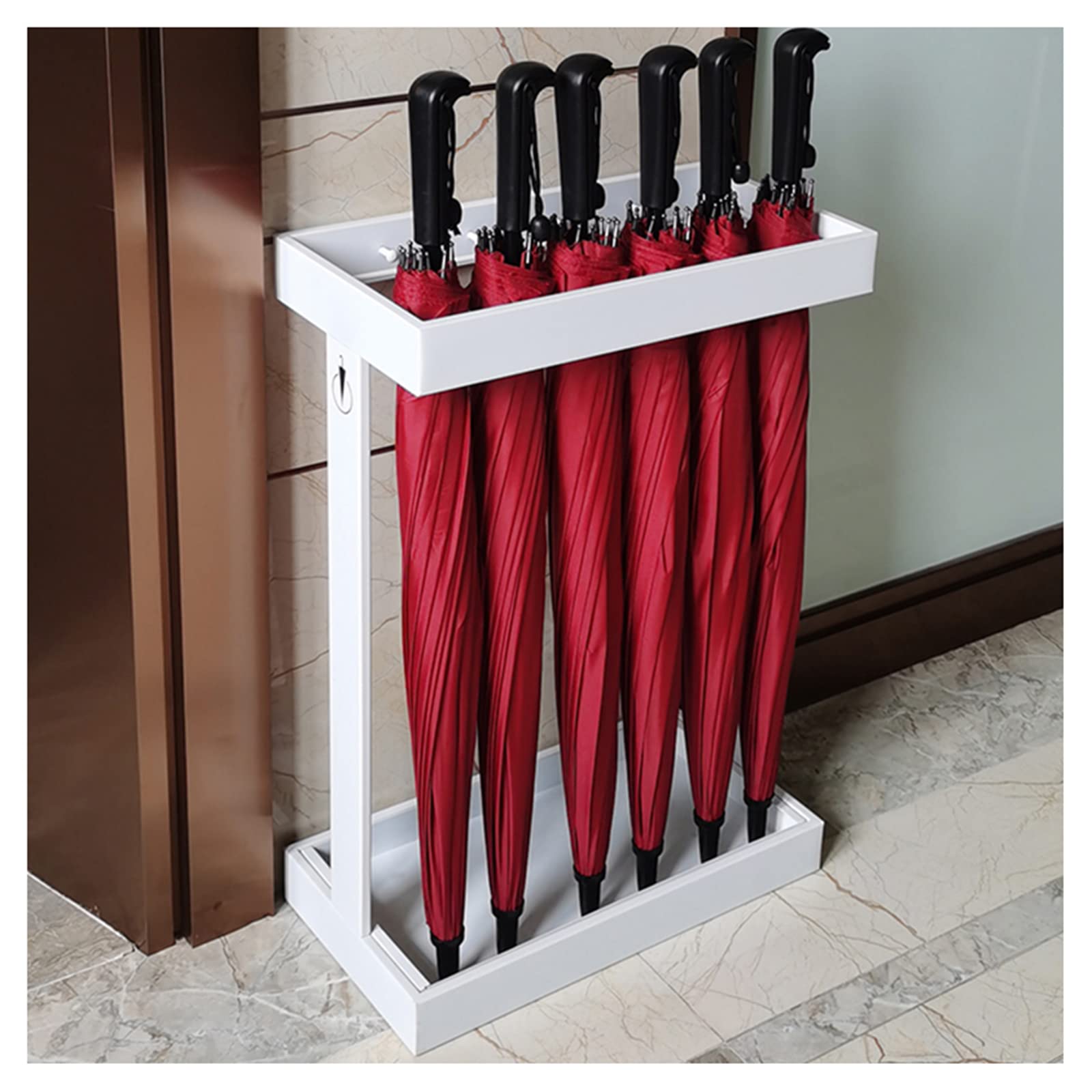 GYRAZXS Umbrella Stands Space Saving Home Umbrella Rack - Independent Spaces Holder Organizer for Hallway, Office, Porch, Door Entrances - Keep Your Umbrellas Neat and Tidy with this Stylish Stand