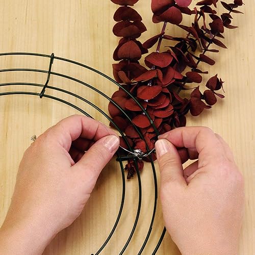 Miniatura 4 de FloraCraft Alambre floral de calibre 26, 270 pies, color plateado brillante