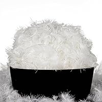 Vista 1 de MOOX Relleno de almohada de plumas de plumón para proyectos de bricolaje de plumas de ganso natural de alta calidad 5/95, suave y esponjoso