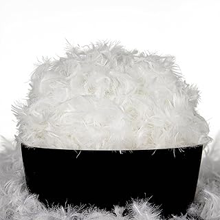 MOOX Down Feathers Pillow Stuffing Filling for DIY Projects Premium Natural 5/95 Goose Feather Down Soft Fluffy Perfect for Pillow Cushions Bedding Pillow Couch Dog Bed Upholstery Crafts (1.0, Pounds)