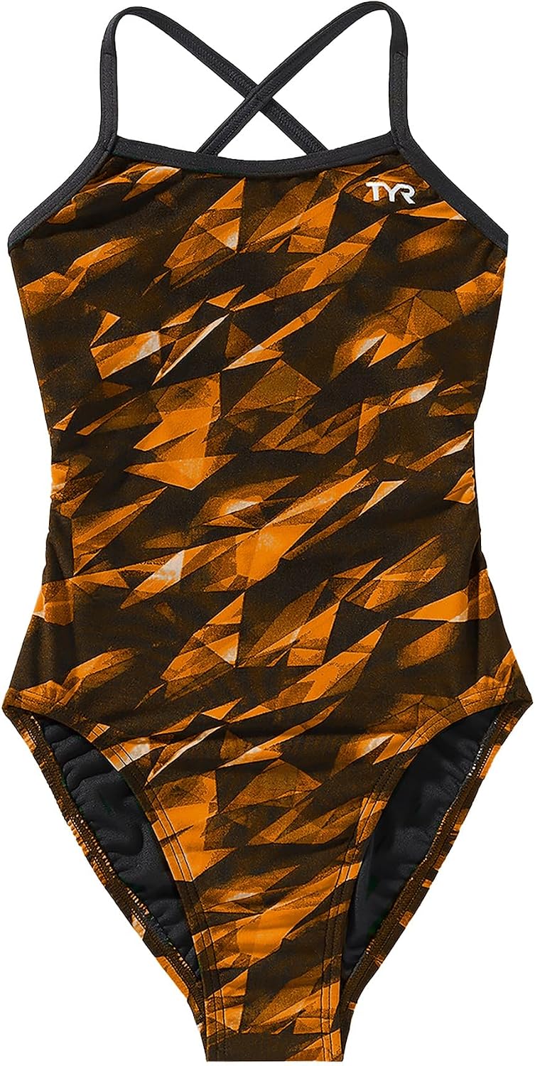 TYR Girls' Girls' Triadic Trinityfit Durafast Elite One Piece Swimsuit