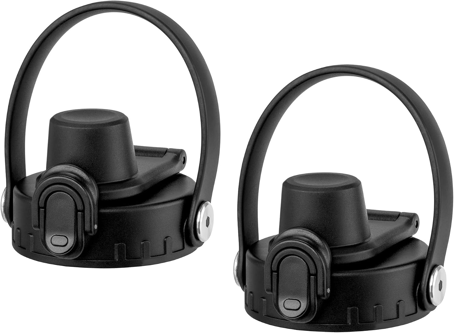 Pop - Up Replacement Lid - Leakproof Spout Cap with Secure Lock, for Hydro Flask, ThermFlask, Takeya & Iron Flask Wide - Mouth Bottles
