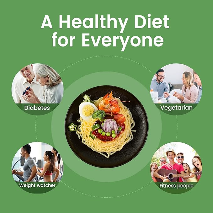 Hethstia 20-Pack Fideos Shirataki Keto Espagueti y Fettuccine Konjac miniatura 9