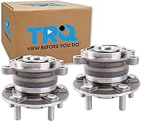 Vista 243 de TRQ Par de conjunto de cubo de cojinete de rueda delantera izquierda derecha, 2 piezas compatible con Lexus GX460 2003-2009 GX470 2003-2023 Toyota