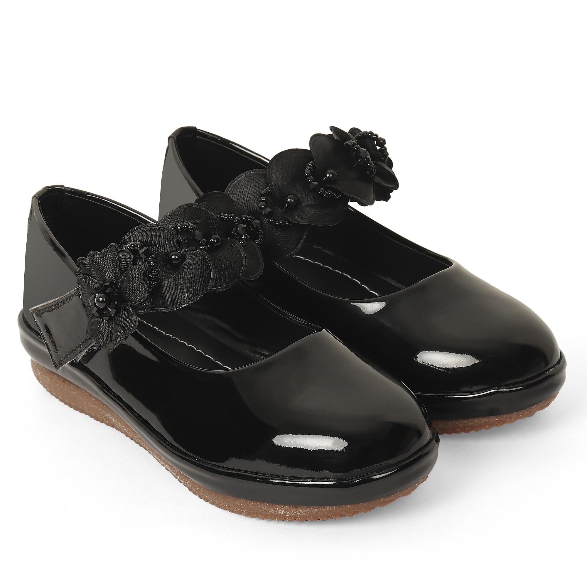 SIYA Freeplay Strap Ballerinas for Girls (Black) (B0CTCPB78R) Amazon Price History, Amazon Price Tracker