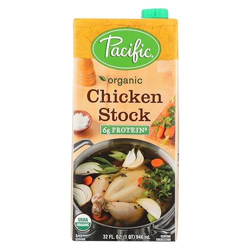 Pacific Natural Foods Simply Stock - Pollo - Caja de 12-32 onzas líquidas.