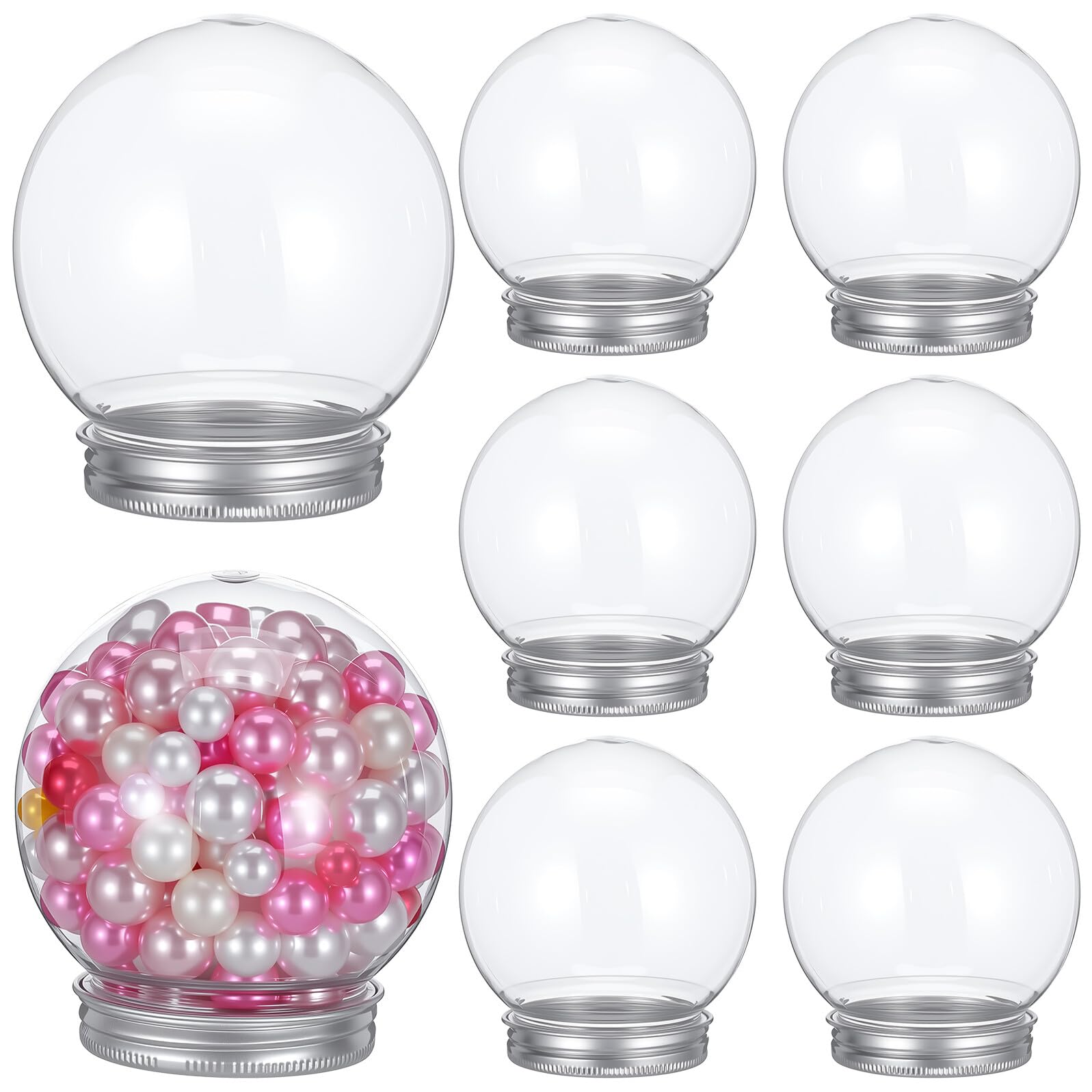 Bolas rellenables de plástico para decoración de Navidad Amosfun, ideales para regalar