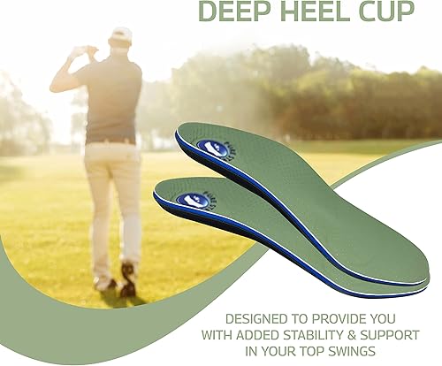 Miniatura 4 de Pure Stride Golf Orthotics - Inserto de zapato de longitud completa para golfistas con talón de arco y soporte metatarsiano - Alivio del dolor para