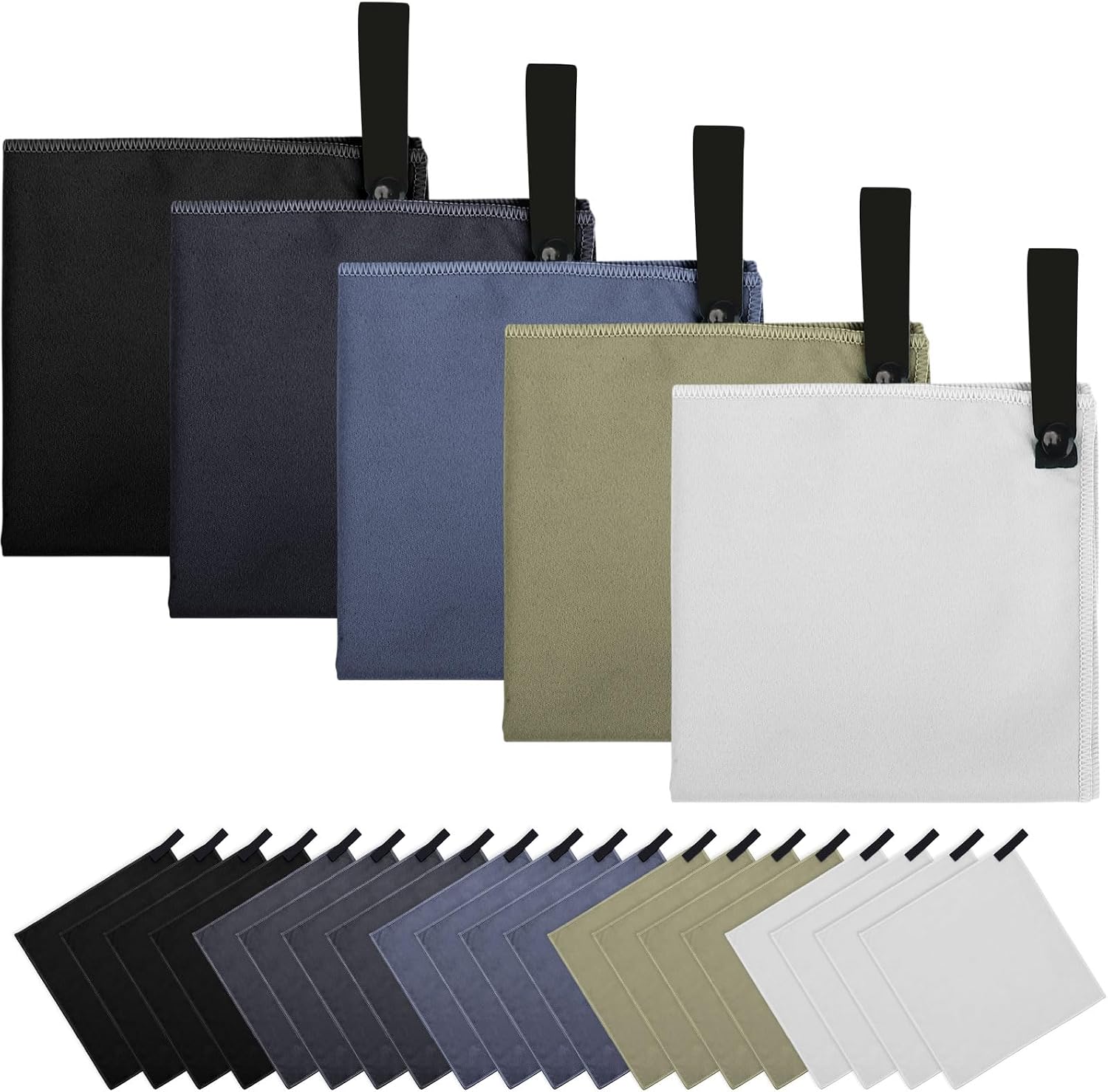20 Pcs Workout Towels - Gym Sweat Handkerchiefs, Classic