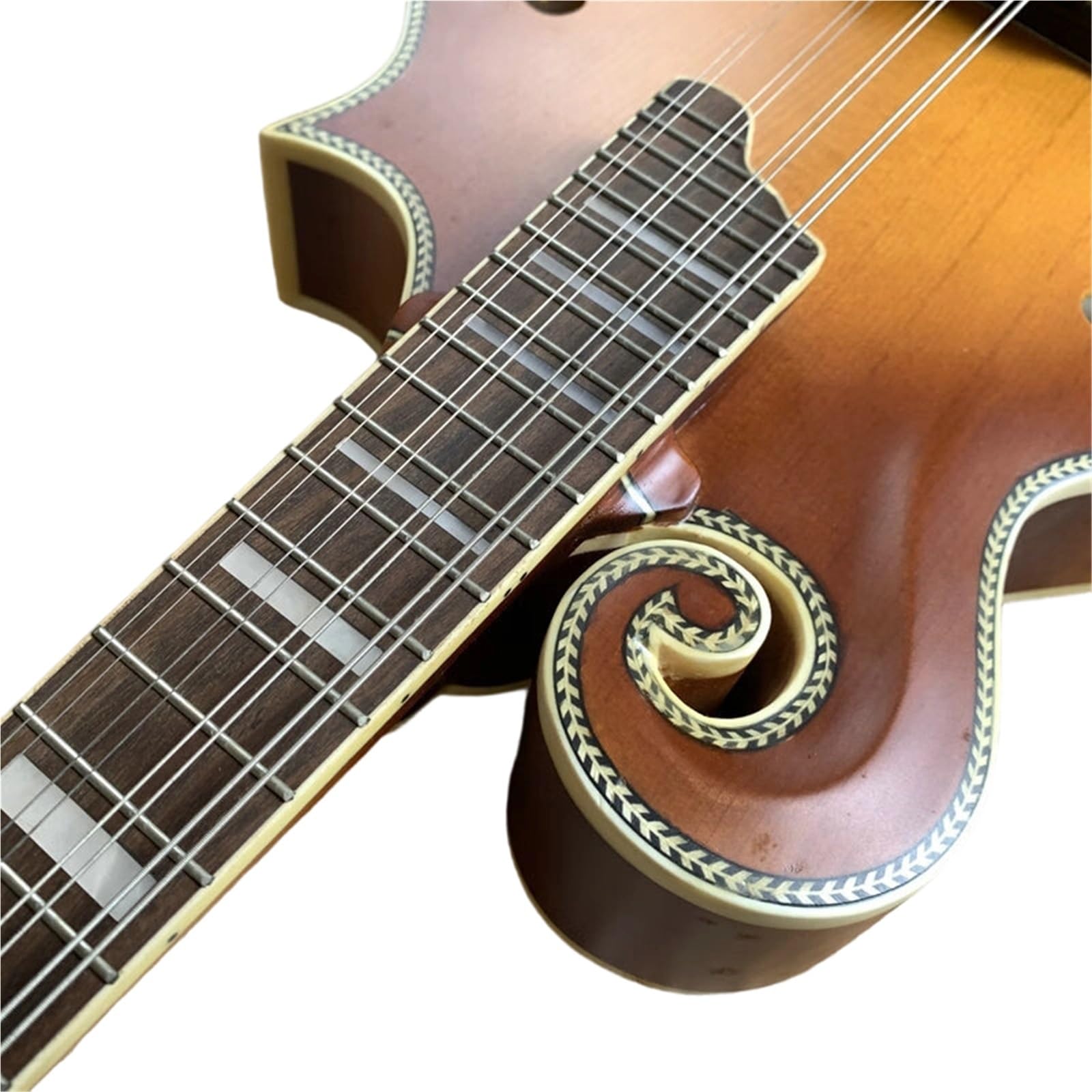 Akustische Mandoline-Gitarre Aus Massiver Fichte Und Ahorn 28 Zoll Natürliche Holzfarbe Mandolinen Für Anfänger