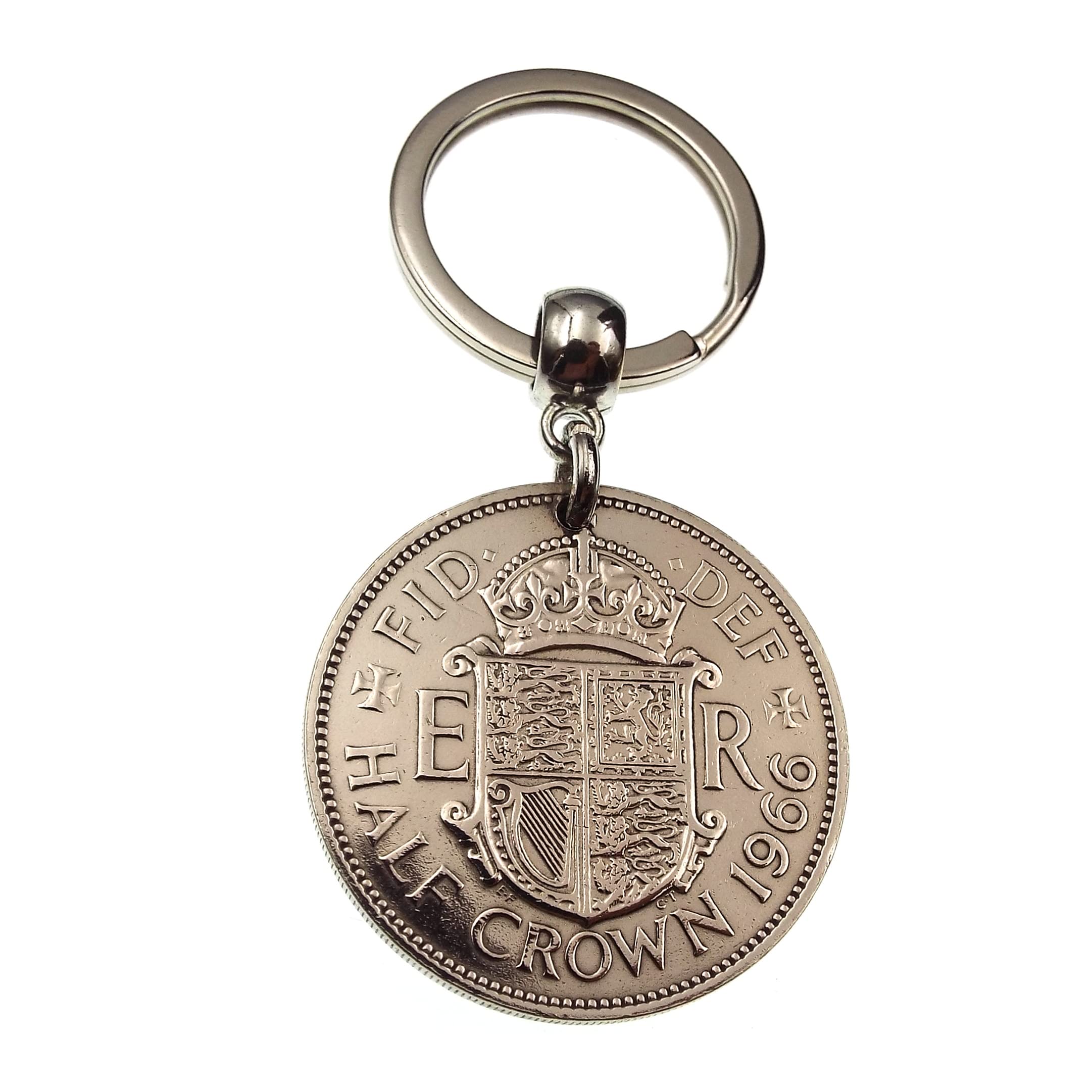 A Silver Dream 1966 Half Crown Coin Keyring