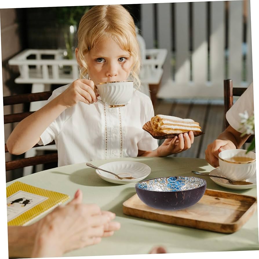 Amazon.co.jp: MARMERDO 2個 ココナッツシェルボウル サーブボウル