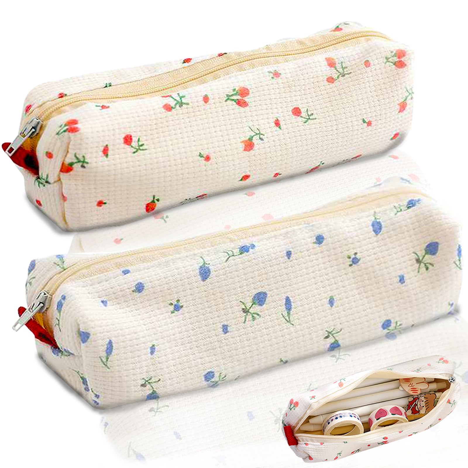 Comix Astuccio Portapenne Scuola 2 Zip Allover Hibiscus PANINI SCUOLA - 73851HI