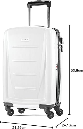 Vista 253 de Samsonite Winfield 2 Equipaje rígido con ruedas giratorias, Azul profundo, Juego de 3 piezas (20/24/28)