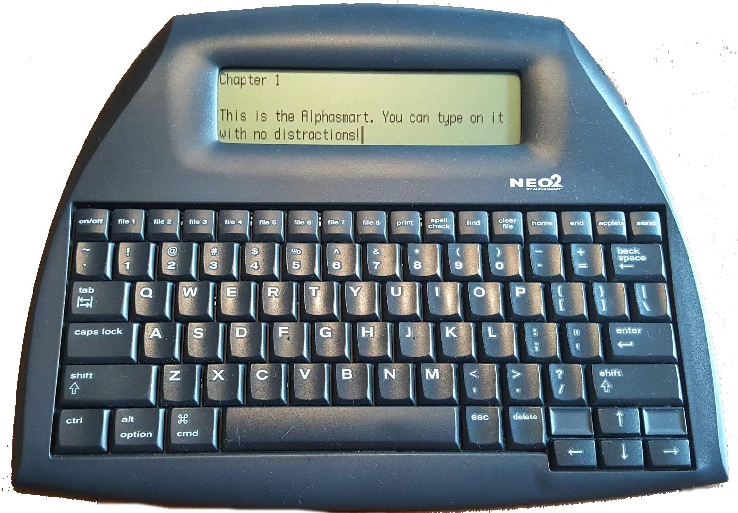Alphasmart Neo Handheld Word Processor with Full Size Keyboard, Calculator