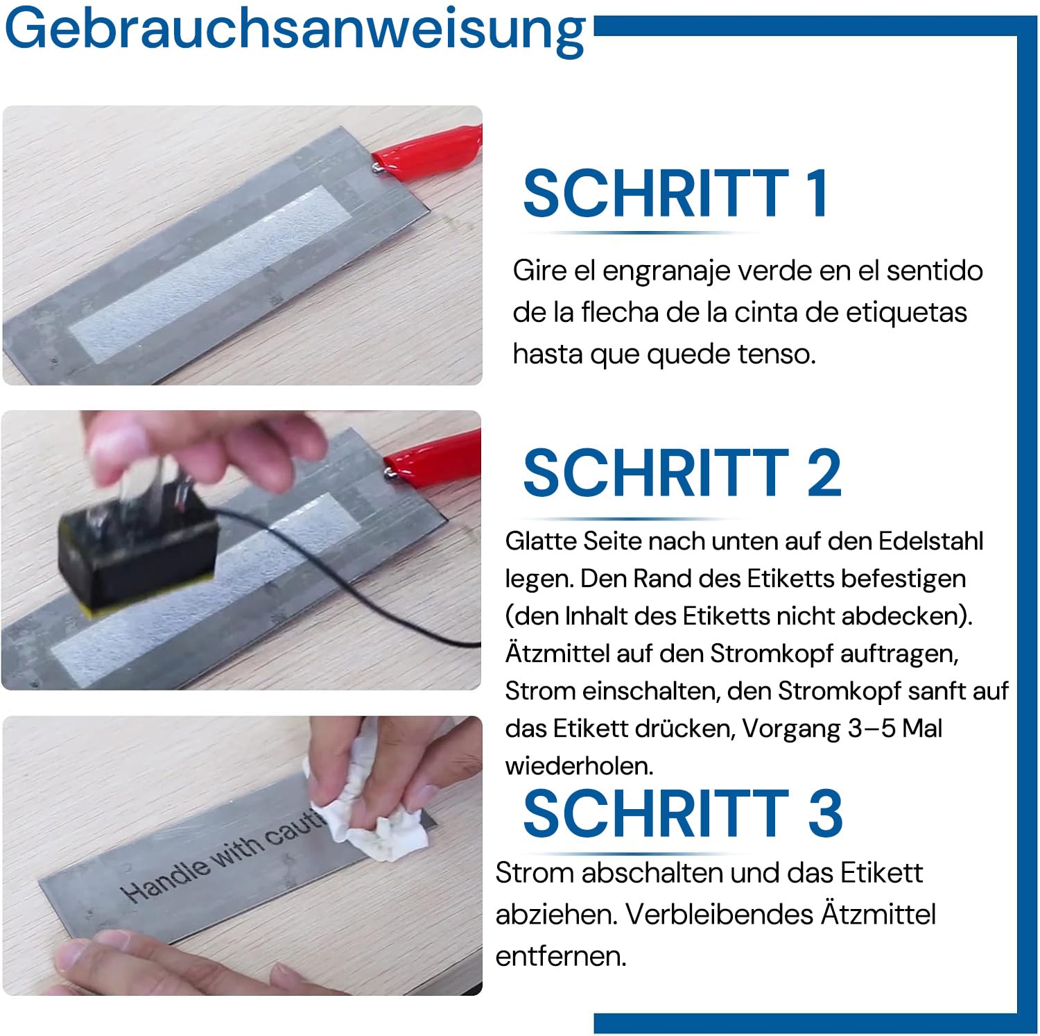 100-er Pack Kompatibel mit P-Touch STE-151 Schwarz auf Transparent 24 mm