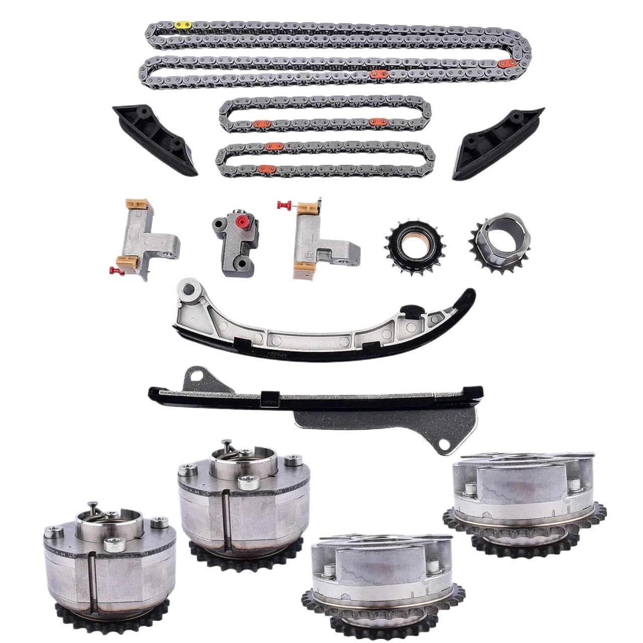 Zestaw paska rozrządu samochodowego Zestaw łańcucha rozrządu 1 szt., koło zębate wałka pasujące do silnika Toyota Avalon Camry Sienna Highlander 3.5