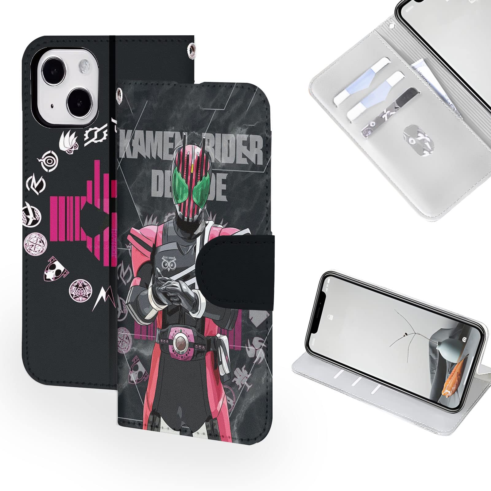 Amazon.co.jp: 仮面ライダー スマホ ケース iphone15ケース 手帳 型