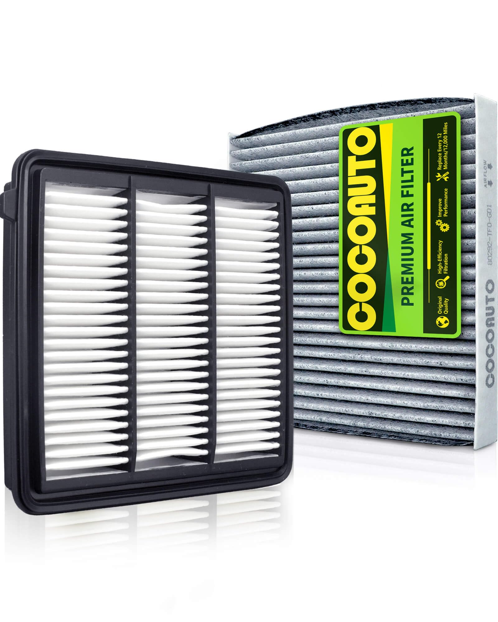 Amazon.com: (1.5L Gas) COCOAUTO Engine & Cabin Air Filter