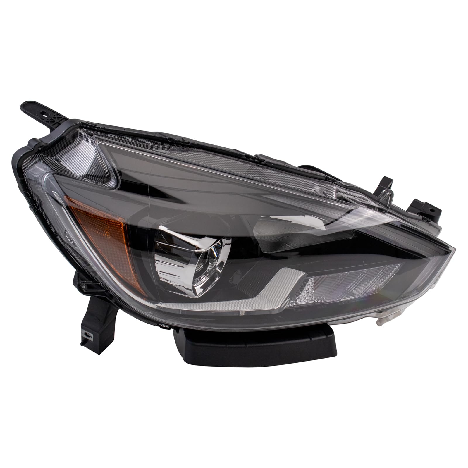 TRQ Passenger Side Headlight Assembly LED Compatible with 2016 Nissan Sentra FE+S NI2503246