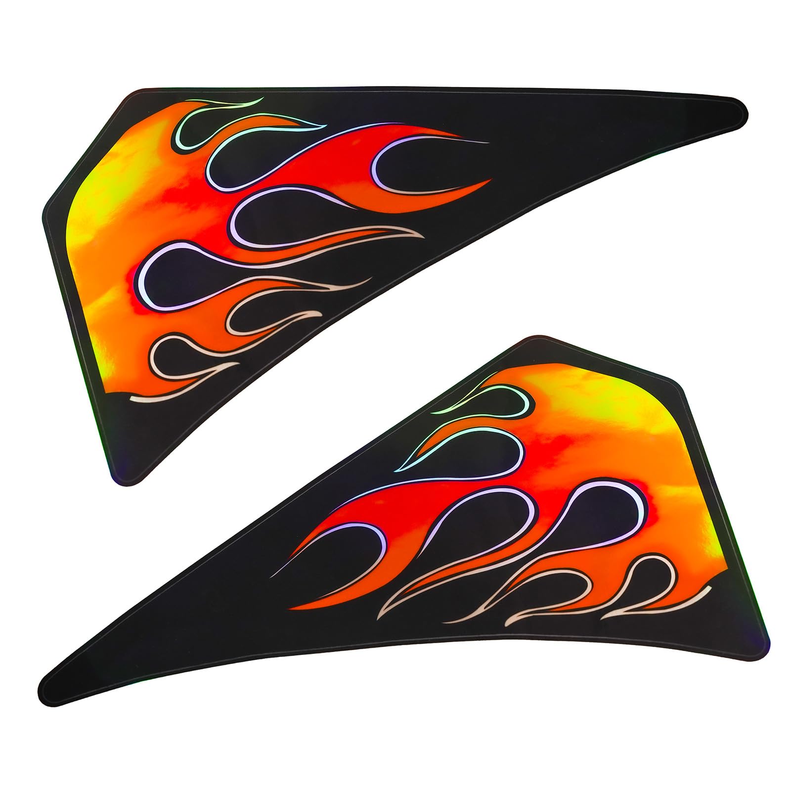 JMCHstore Side Panel Flame Sticker Decals for Motovox MBX10 Monster Mega Moto MMB80 80cc MMB105 105cc, For Mototec 105cc Mini bike : Automotive