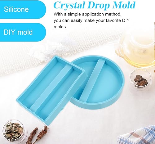 Miniatura 8 de NOLITOY 2 piezas de tarjetas de visita, moldes de silicona para manualidades, moldes de silicona de chocolate, molde de silicona para soporte de