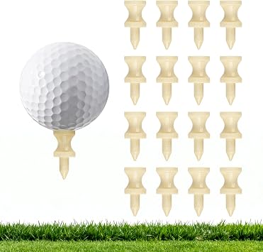 Amy Sport Wood Golf Castle Tees Step Down 100 Pack 1 Inch