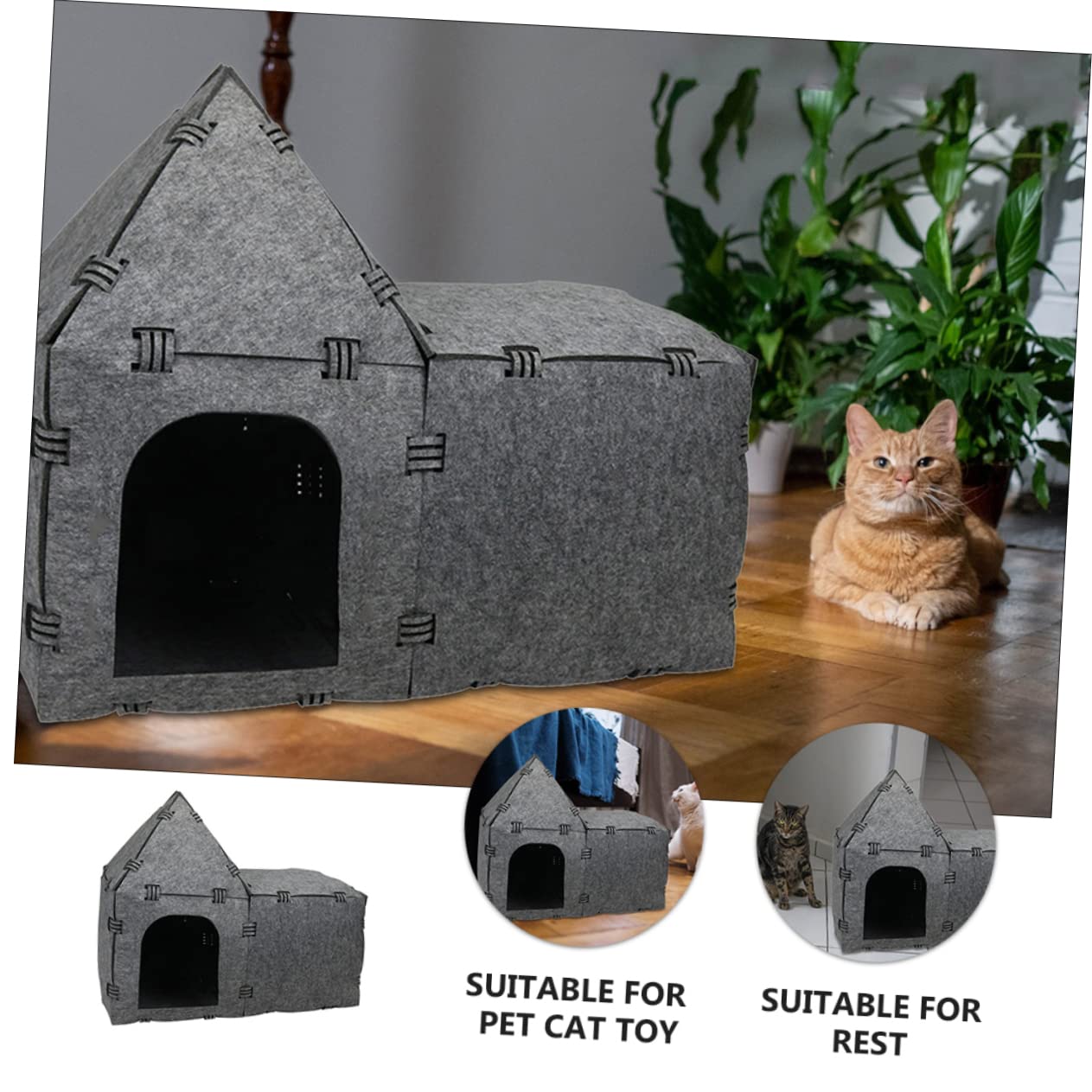 Ipetboom Juguete para Mascotas Túnel para Gatos Casa Nido Colores para Mantener Mascota