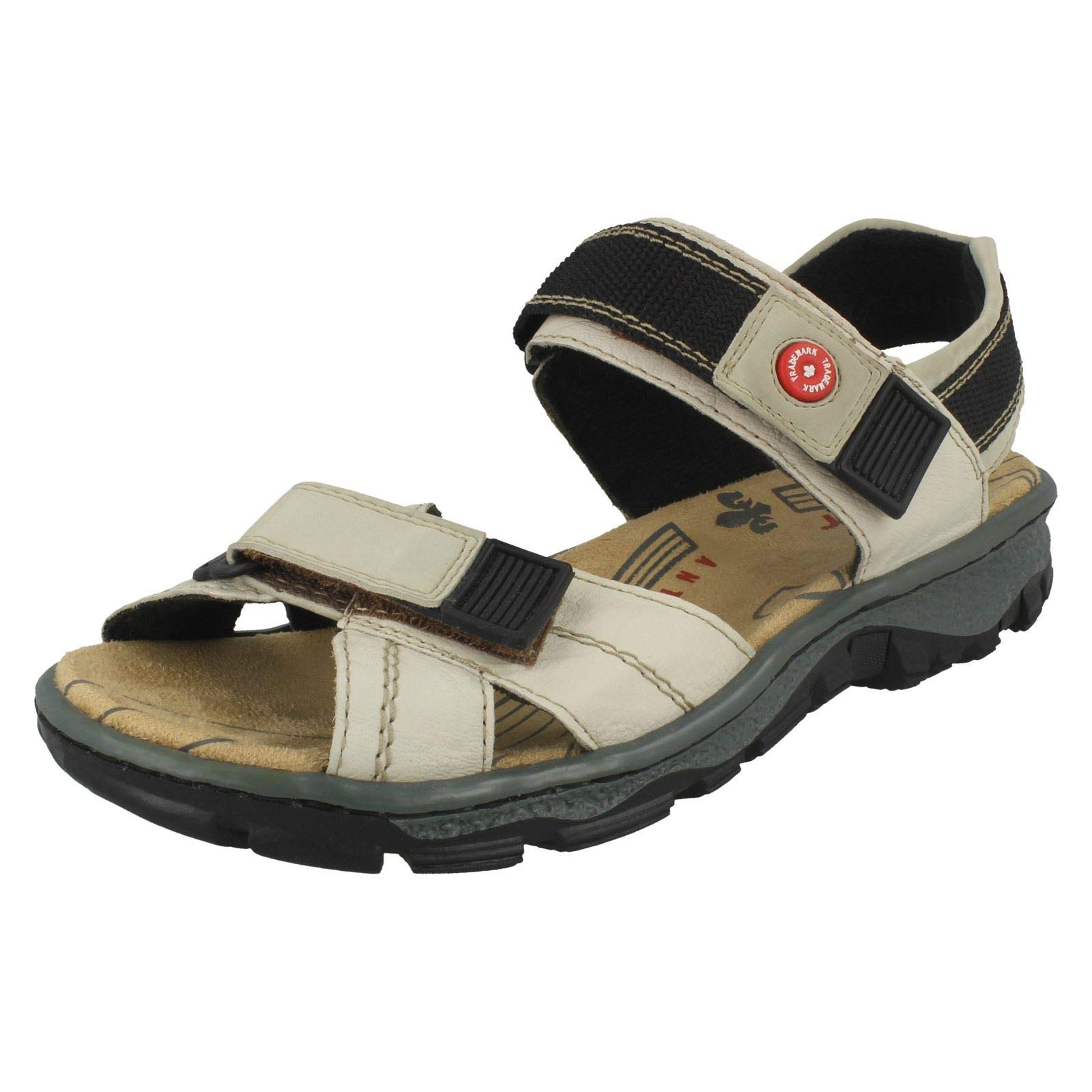 Rieker 68851, Women’s Closed Toe Sandals, Beige (Crema/Champignon), UK (38 EU)