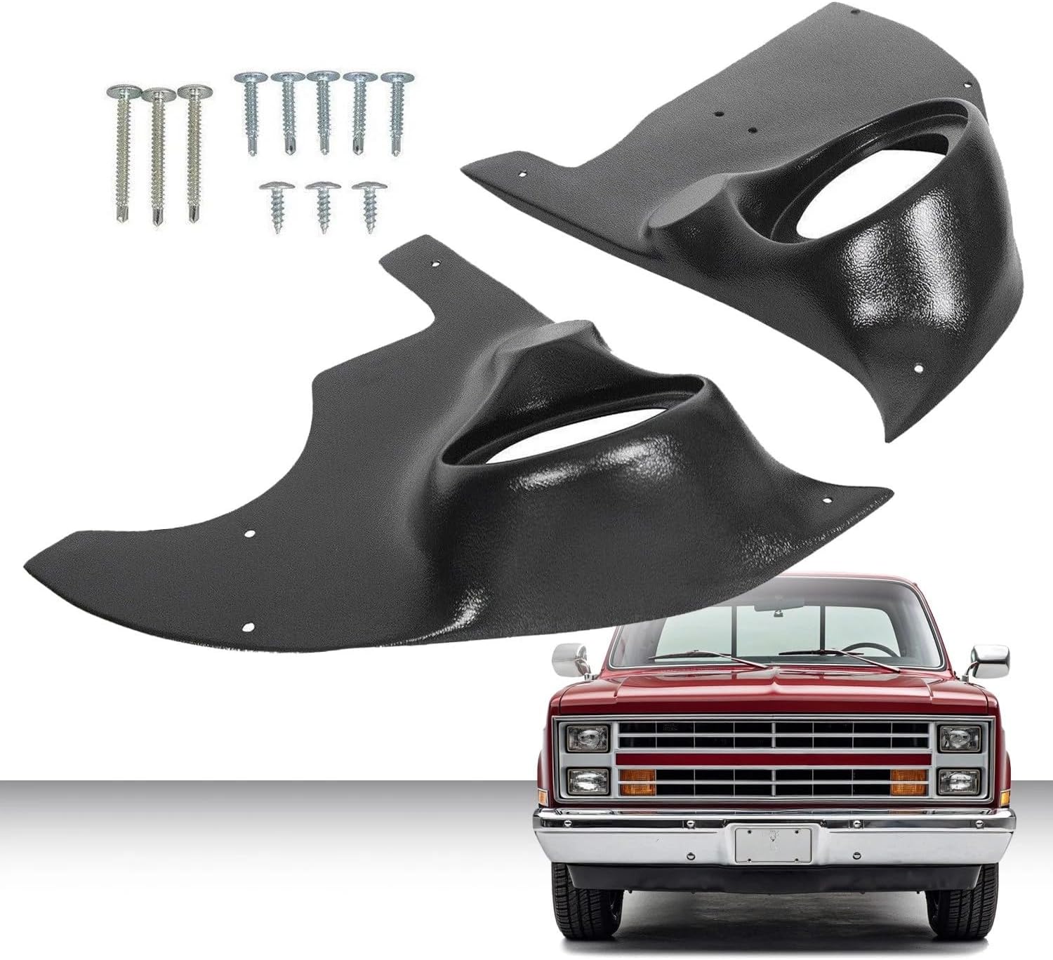 Pair Speaker Kick Panels for Chevrolet C10/C15 1981-1987 for Chevrolet Blazer Crew Cab