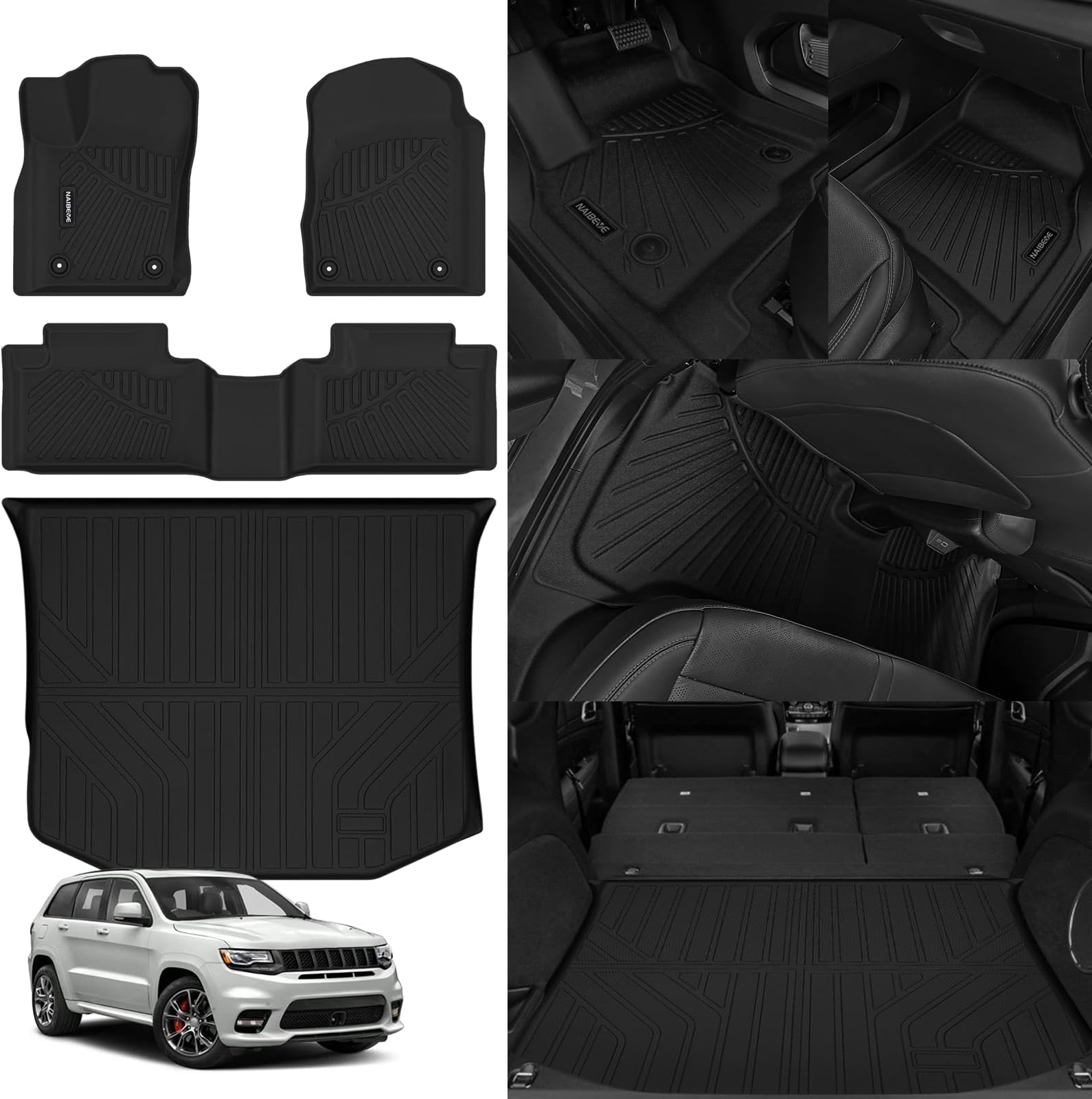 Amazon.com: Naibeve Floor Mats for Jeep Grand Cherokee 2016-2021/2022