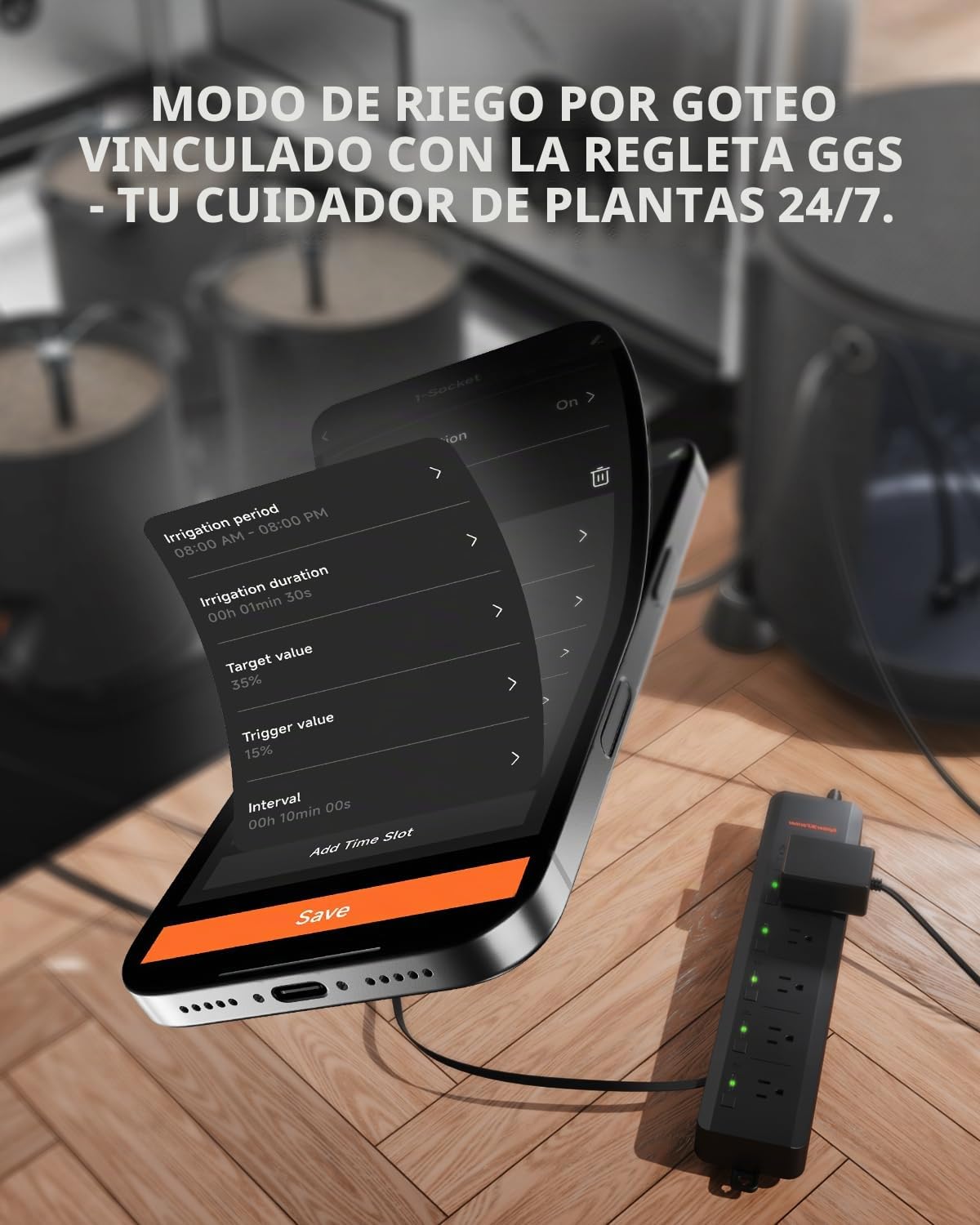 Spider Farmer GGS 3 en 1 Sensor de suelo Pro 3Pcs, medidor de temperatura de humedad de la CE con control de APP de soporte RJ12 para la habitación de tienda de cultivo interior del jardín