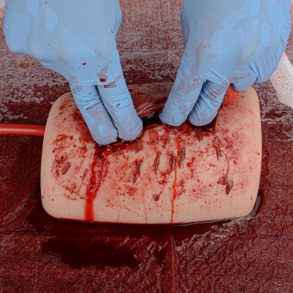 Model symulatora ran trener do treningu hemostazy, zestaw Stop The Bleed, realistyczny trening opatrunku ran z ekologicznymi materiałami